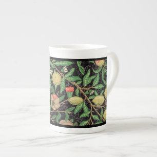 TASSE EN PORCELAINE BONE CHINA MUG : WILLIAM MORRIS : POMEGRANATES