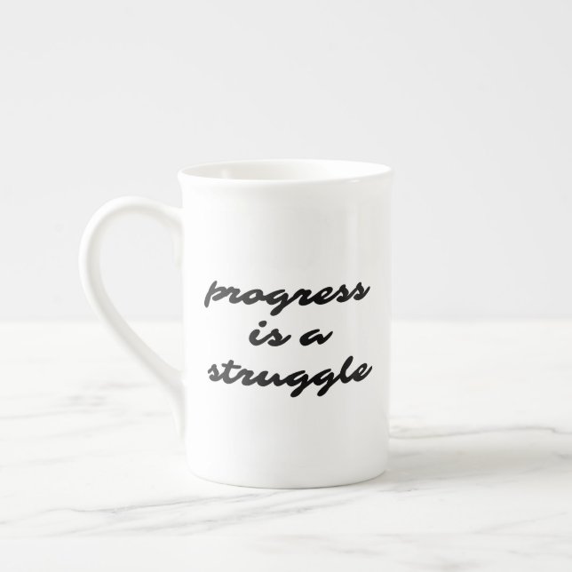 Tasse En Porcelaine Bouche de spécialité Progress (Gauche)