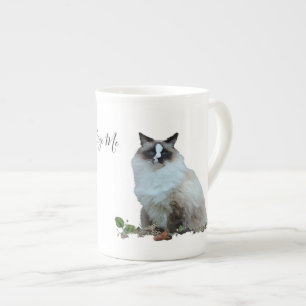 Tasse En Porcelaine Bouchon de chat Birman