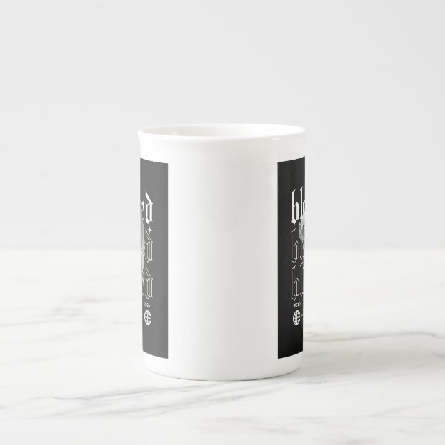 Tasse En Porcelaine Bouchon de spécialité (Devant)