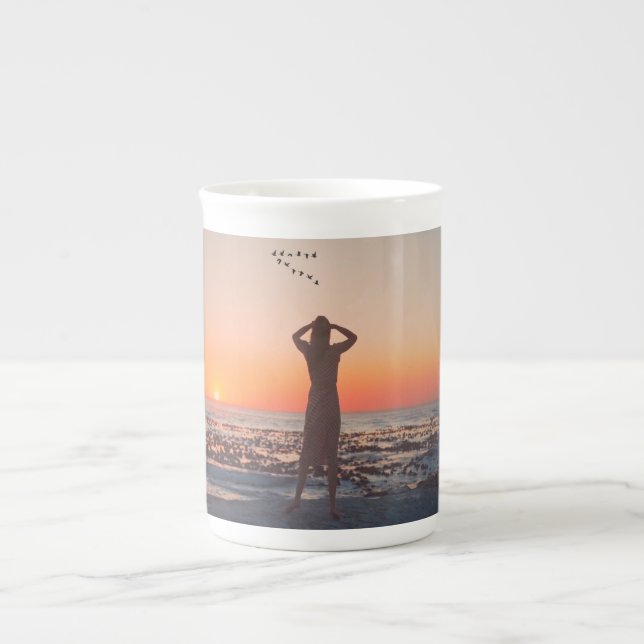 Tasse En Porcelaine Bouchon de spécialité (Devant)