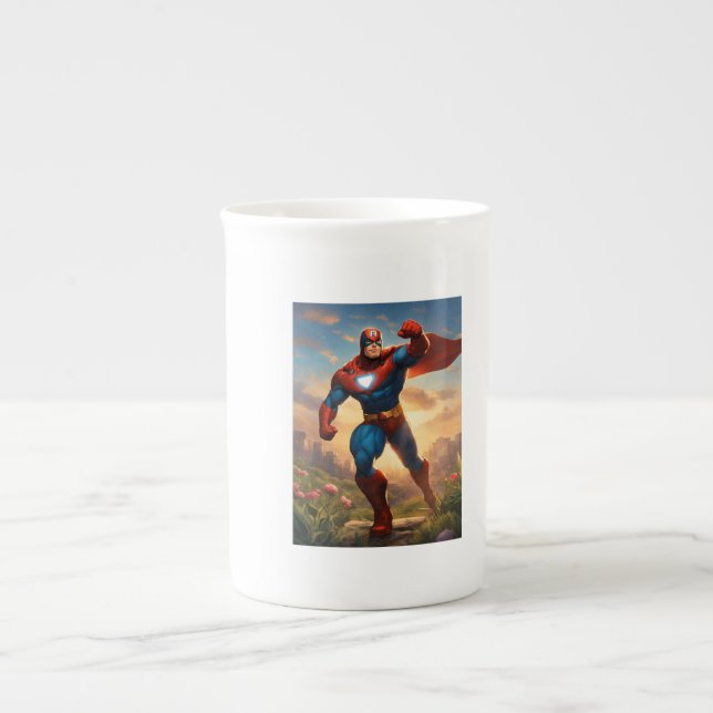 Tasse En Porcelaine Bouchon de spécialité (Devant)