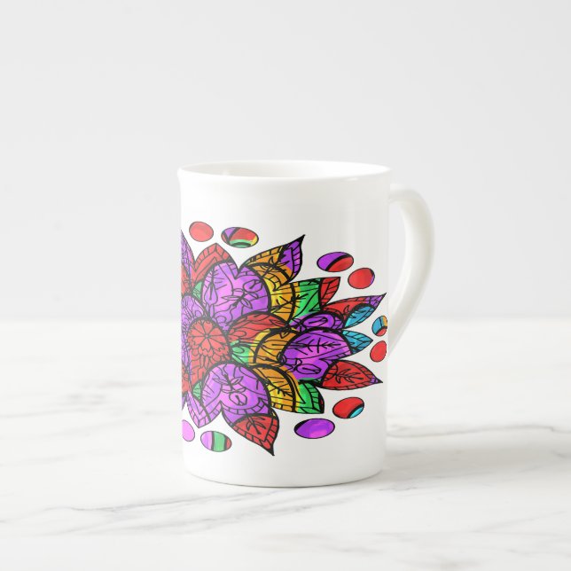 Tasse En Porcelaine Bouchon de spécialité (Devant droit)