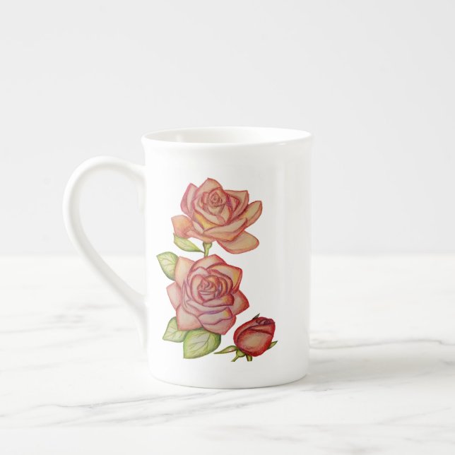 Tasse En Porcelaine Bouchon de spécialité (Gauche)