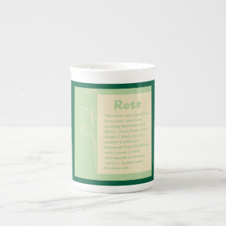 Tasse En Porcelaine Bouchon de spécialités roses