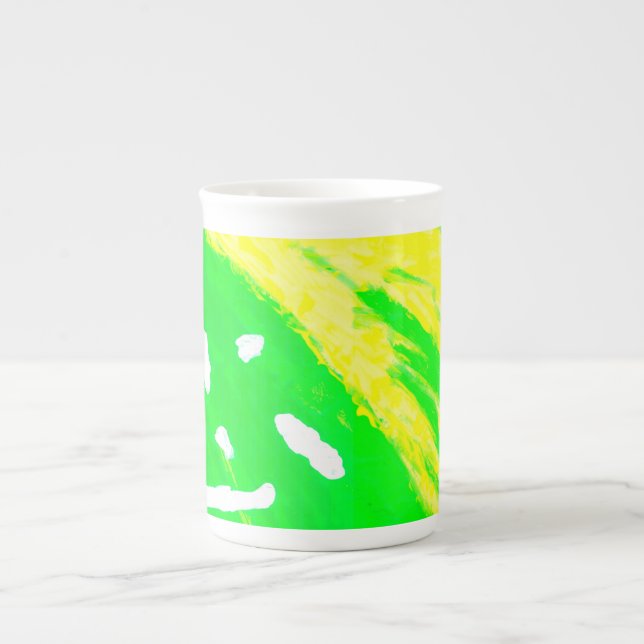 Tasse En Porcelaine Boug de spécialité Happy Feeling (Devant)