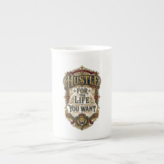 Tasse En Porcelaine Bousculez-Vous Pour La Vie Que Vous Désirez - Cour