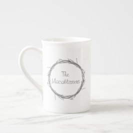 Tasse En Porcelaine Brindilles et vignes