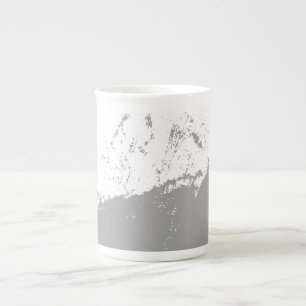 Tasse En Porcelaine Brosse 11