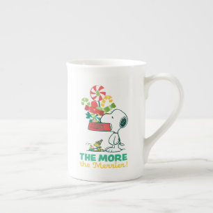 Tasse En Porcelaine cacahuètes Plus Le Merrier Est Merrier