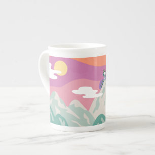 Tasse En Porcelaine cacahuètes Snoopy & Troop Randonnée la montagne