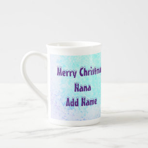 Tasse En Porcelaine Cadeau de Noël personnalisé Nana