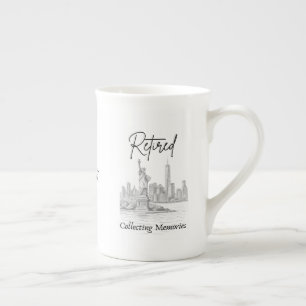 Tasse En Porcelaine Cadeau de retraite pour les voyageurs