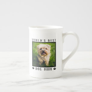 Tasse En Porcelaine Cadre photo pour animaux de compagnie avec emprein