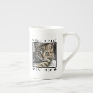 Tasse En Porcelaine Cadre photo pour animaux de compagnie empreintes d