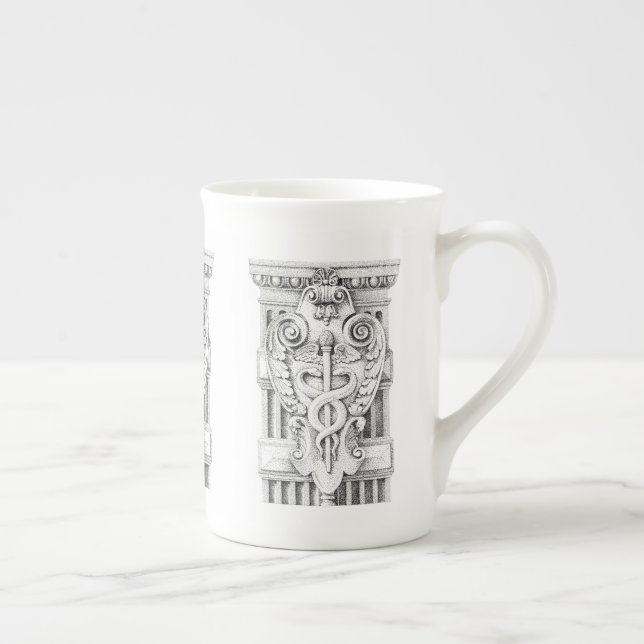 Tasse En Porcelaine CADUCEUS Bone China Mug (Droite)