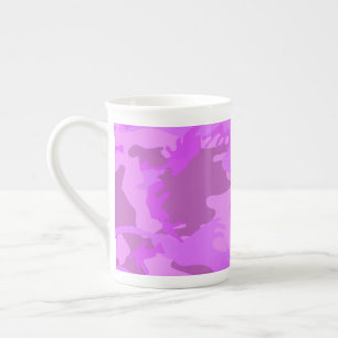 Tasse En Porcelaine Camouflage violet clair