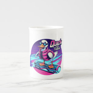 Tasse En Porcelaine Canard Skateboard Mug Amusant nouveauté Unique Bou