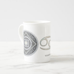 Tasse En Porcelaine Cancer Mandala Spécialité Mug