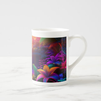 Tasse En Porcelaine Cascade tropicale