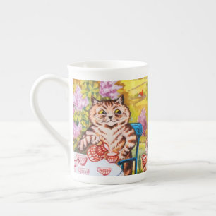 Tasse En Porcelaine Cat Garden Party