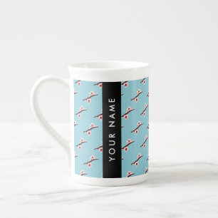 Tasse En Porcelaine Cerisier Fleur, Rose Sakura, Votre Nom