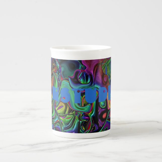 Tasse En Porcelaine Cerveau Melt Giant Café Mug (Devant)