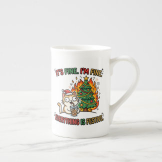 Tasse En Porcelaine C'est Bien Je Suis Bien Tout Est Festif Chaotique 