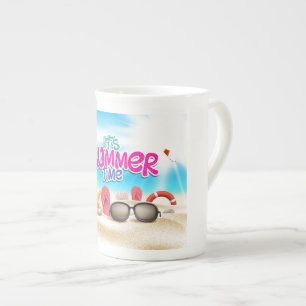 Tasse En Porcelaine C'est l'été