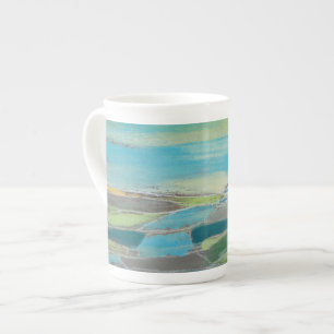 Tasse En Porcelaine Champ réduit en fragments I