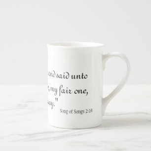 Tasse En Porcelaine Chanson des chansons 2:10
