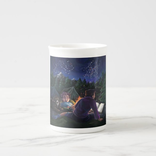 Tasse En Porcelaine Chevaliers d'été (Devant)