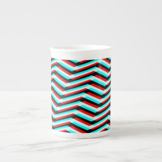 Tasse En Porcelaine Chevron Glitch