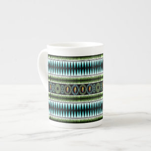 Tasse En Porcelaine Chevron Motif