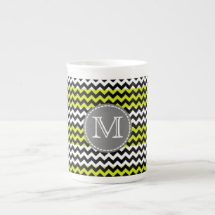 Tasse En Porcelaine Chevron Zigzag