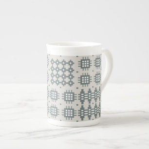 Tasse En Porcelaine Chic Bone China Mug : Motif de Tapisserie galloise