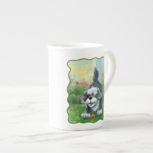 Tasse En Porcelaine Chien à mouton escarpé
