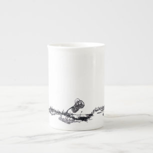 Tasse En Porcelaine Chine de l'os agricole