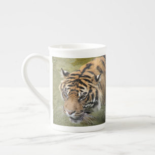 Tasse En Porcelaine Chine de l'os de tigre de Sibérie Photo Mug