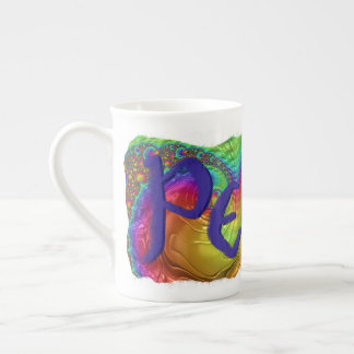 Tasse En Porcelaine Chine super d'os et de paix