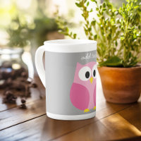 Chouette de dessin mignonne - Nom personnalisé ros