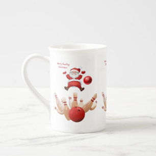 Tasse En Porcelaine Christmas Mug, Père Noël, Joyeux Christmas Bowl