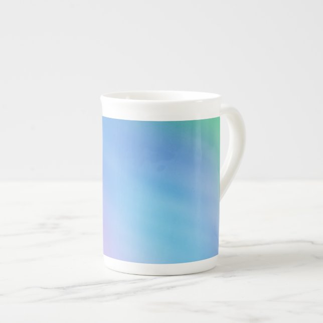 Tasse En Porcelaine Ciel arc-en-ciel doux (Devant droit)