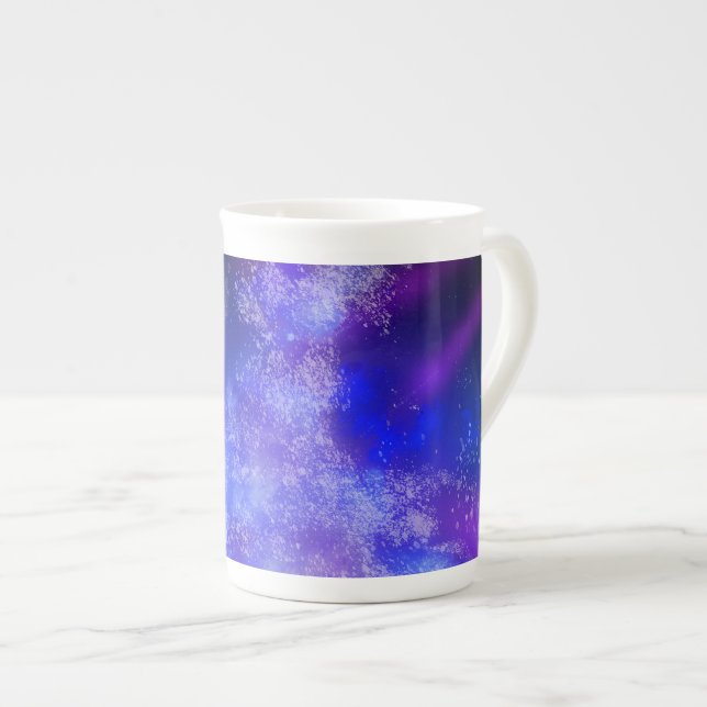 Tasse En Porcelaine Ciel bleu nuit Sapphire (Devant droit)