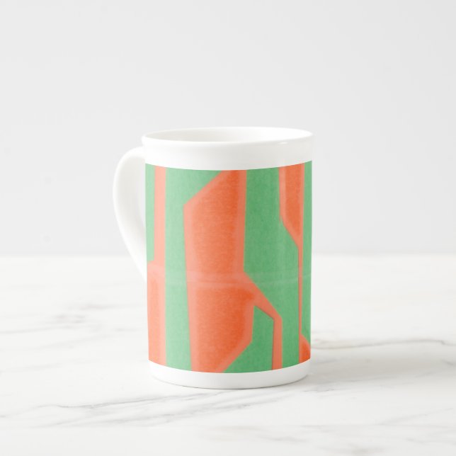 Tasse En Porcelaine Circuit moderne I (Devant gauche)