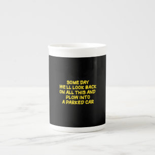 Tasse En Porcelaine Citation de prudence nostalgique amusante au volan