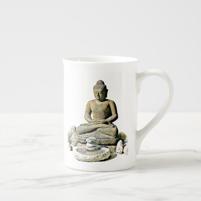 Tasse En Porcelaine Citation du Bouddha spirituel Zen Enlightenment (Droite)