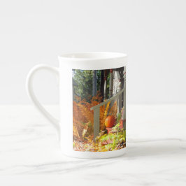 Tasse En Porcelaine Citrouille et Ferns - Martha's Vineyard