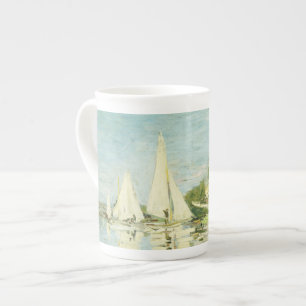 Tasse En Porcelaine Claude Monet. Régates à Argenteuil