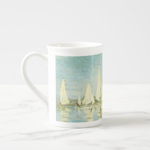 Tasse En Porcelaine Claude Monet. Régates à Argenteuil